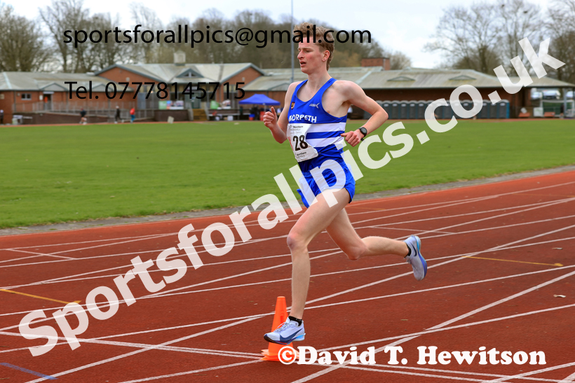 Senior Mens 12 Stage Road Relay, 2026 Northern Mens 12 and Womens 6 Stage Road Relays and Young Athletes 5k, Sheepmount Stadium, Carlisle. Photo: David T. Hewitson/Sports for All Pics